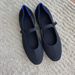 Rothy's Black and Blue Flats